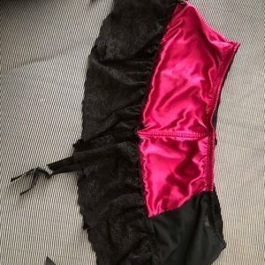 Cacique Satin & Lace Garter Belt